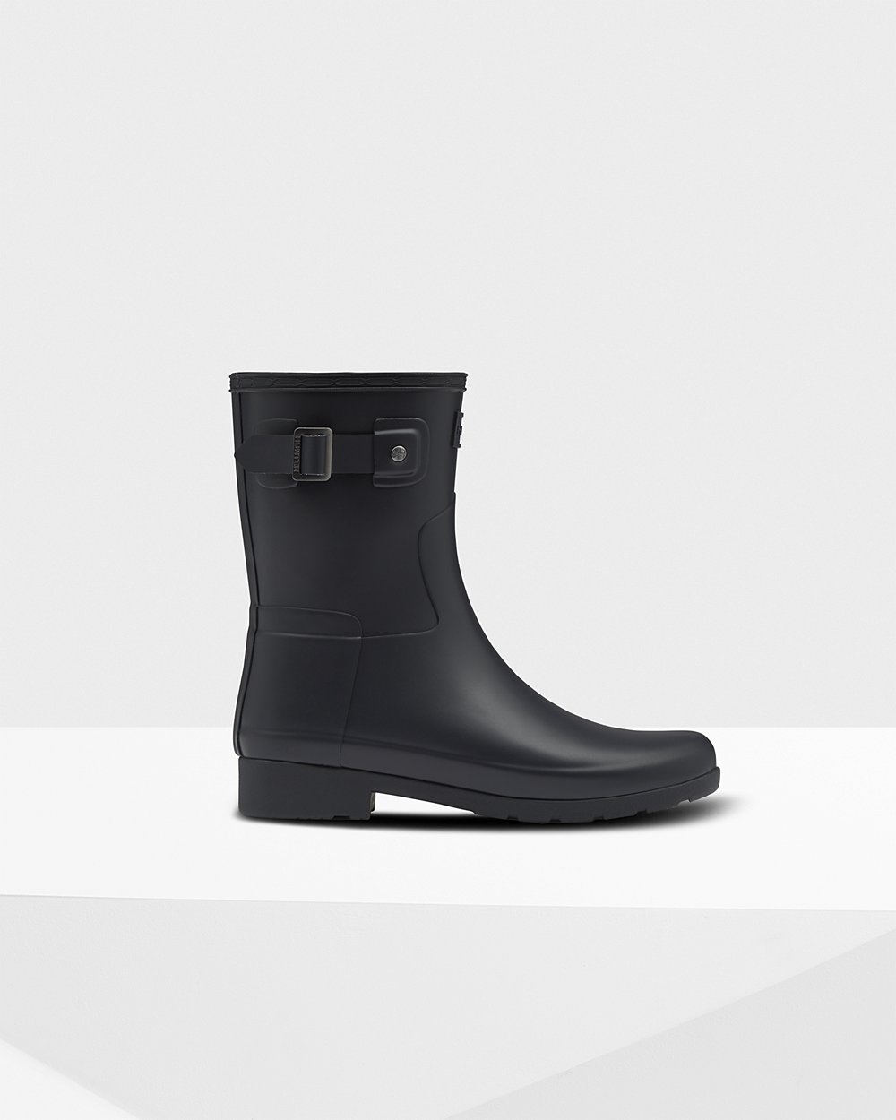 Hunter Mujer Refined Slim Fit - Botas de Lluvia Azul Marino - 196-LJPDRH